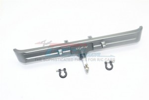 GPM TRX4330RH ALUMINIUM REAR BUMPER MOUNT+D-RINGS+TOW HOOK FOR TRXXAS 1/10  RC TRX-4 BLAZER - TRX4330RH-GS