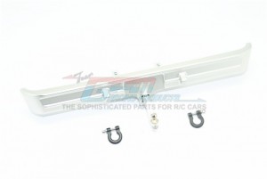 GPM TRX4330RH ALUMINIUM REAR BUMPER MOUNT+D-RINGS+TOW HOOK FOR TRXXAS 1/10  RC TRX-4 BLAZER - SILVER - TRX4330RH-S