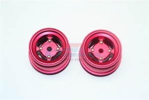 GPM FL8894W/+2MM ALUMINUM +2MM 4 LUG REAR RIM 1/8 RC X-Rider Flamingo - FL8894W/+2MM-R