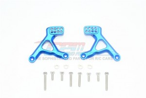 GPM TRX4030A ALUMINUM REAR ADJUSTABLE SHOCK TOWER TRAXXAS TRX-4 DEFENDER 82056-4 TACTICAL UNIT 82066-4 - BLUE - TRX4030A-B