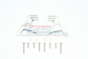 GPM TRX4030A ALUMINUM REAR ADJUSTABLE SHOCK TOWER TRAXXAS TRX-4 DEFENDER 82056-4 TACTICAL UNIT 82066-4 - SILVER - TRX4030A-S