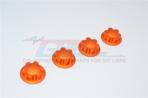 ALUMINIUM WHEEL LOCKER FOR 6S TRAXXAS XMAXX 6S - Orange - TXM005-OR