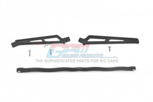 GPM MAT2516FR ALUMINUM CENTER BRACE BAR CHASSIS BRACE ARRMA TALION ARA106048 - MAT2516FR-BK