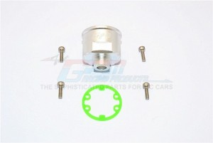GPM XO011 ALUMINIUM FRONT DIFFERENTIAL CASE TRAXXAS XO-01 SUPER CAR - Silver - XO011-S