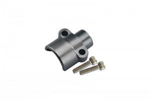 GPM MYT016R AX31512 ALUMINUM CENTER MAIN SHAFT STABILIZING JOINT AXIAL 1/18 YETI JR AX90052-1001 / AXI90069-1001 - GUN SILVER - MYT016R-GS