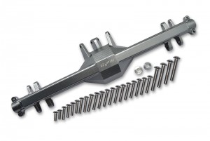 GPM UDR013B ALUMINUM REAR AXLE HOUSING (WITHOUT CARRIER)  1/7 UNLIMITED DESERT RACER PRO-SCALE 4X4 85076-4 - GUN SILVER - UDR013B-GS