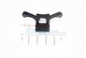 GPM RK028 ALUMINUM FRONT SHOCK TOWER 1/10 4WD ROCK REY BRUCHLESS ROCK RACER LOS03009T1/T2 - BLACK - RK028-BK