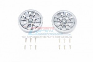 GPM SCX2U8895W ALUMINUM FRONT / REAR 5 LUG RIM 1/10 4WD ELECTRIC SCX10 II CRAWLER UMG10 AXI90075 - SCX2U8895W-GS