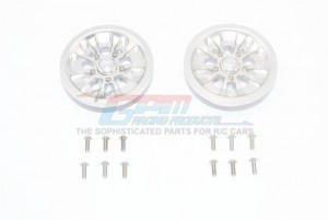 GPM SCX2U8895W ALUMINUM FRONT / REAR 5 LUG RIM 1/10 4WD ELECTRIC SCX10 II CRAWLER UMG10 AXI90075 - SCX2U8895W-S