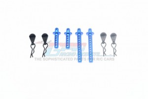 GPM ES201FR FRONT REAR BODY POST 1/10 ELEMENT RC ENDURO SENDERO TRAIL TRUCK 40100 - BLUE - ES201FR-B