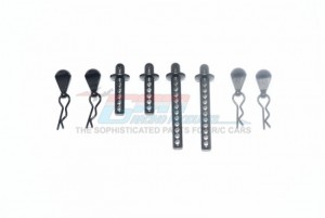 GPM ES201FR FRONT REAR BODY POST 1/10 ELEMENT RC ENDURO SENDERO TRAIL TRUCK 40100 - BLACK - ES201FR-BK