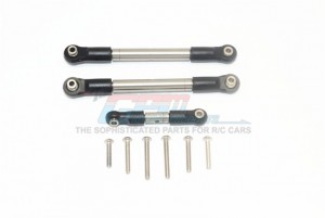 GPM TXMS160S-OC STAINLESS STEEL ADJUSTABLE TIE RODS TRAXXAS 1/10 MAXX MONSTER TRUCK 89076-4 / 1/8 MAXX SLASH 6S - TXMS160S-OC-BEBK