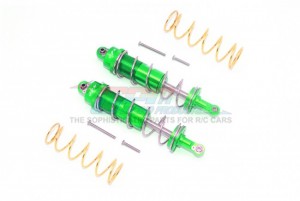 GPM TXMS125F/R ALUMINUM FRONT/REAR THICKENED SPRING DAMPERS 125MM 1/10 4WD MAXX MONSTER TRUCK 89076-4 - GREEN - TXMS125F/R-G-S