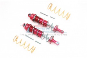 GPM TXMS125F/R ALUMINUM FRONT/REAR THICKENED SPRING DAMPERS 125MM 1/10 4WD MAXX MONSTER TRUCK 89076-4 - RED - TXMS125F/R-R-S