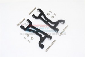 GPM TXMS054F/R ALUMINIUM FRONT / REAR UPPER ARMS  1/10 4WD MAXX MONSTER TRUCK 89076-4 1/8 MAXX SLASH 6S 102076-4 - TXMS054F/R-BK