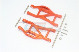 GPM TXMS055F/R ALUMINIUM FRONT / REAR LOWER ARMS  1/10 4WD MAXX MONSTER TRUCK 89076-4 - TXMS055F/R-OR