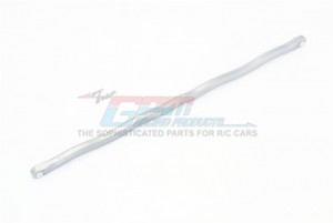 GPM MAO025A ALUMINUM CENTER BRACE BAR  2019 ARRMA NOTORIOUS 6S ARA106044T2 / OUTCAST 6S BLX ARA106060 - GUN SILVER - MAO025A-GS