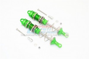 GPM MAT125R ALUMINUM REAR DOUBLE SECTION SPRING DAMPERS 105MM 1/8 RC TALION 6S BLX SPEED TRUGGY - MAT125R-G-S