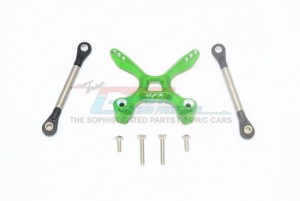 GPM GT049RT TITANIUM REAR TIE RODS WITH STABILIZER TRAXXAS 1/10 4WD FORD GT4-TEC 2.0 - GREEN - GT049RT-G