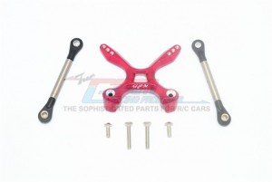 GPM GT049RT TITANIUM REAR TIE RODS WITH STABILIZER TRAXXAS 1/10 4WD FORD GT4-TEC 2.0 - RED - GT049RT-R