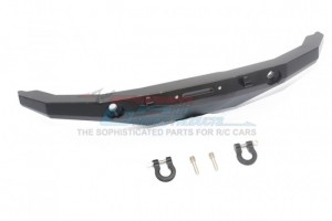 GPM SCX2U330F ALUMINUM FRONT BUMPER MOUNT W/ D-RINGS AXIAL 1/10 SCX10 II CRAWLER UMG10 AXI90075 - SCX2U330F-BK