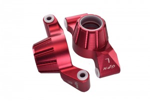 GPM TXMS022 ALUMINUM REAR KNUCKLE ARM TRAXXAS RC 1/10 MAXX MONSTER 89076-4 / 1/8 6S MAXX SLASH 102076-4 - RED - TXMS022-R