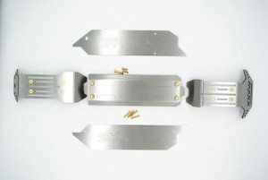 GPM TXMSZSP1B-OC STAINLESS STEEL SKID PLATES FOR FRONT, CENTER, REAR CHASSIS (HOLLOW VERSION) - TXMSZSP1B-OC