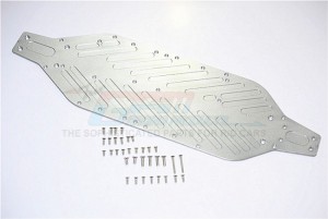 GPM XO016 ALUMINIUM 4MM MAIN CHASSIS TRAXXAS XO-01 SUPER CAR - XO016-GS