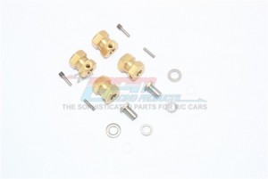 GPM RR010X/1215-OC BRASS WHEEL HEX ADAPTERS 15mm 1/10 AXIAL RACING RR10 WRAITH SMT10 - RR010X/1215-OC