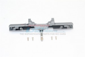 GPM TRX4330RG ALUMINUM REAR BUMPER FOR TRAXXAS TRX 4 MERCEDES BENZ - GUN SILVER - TRX4330RG-GS