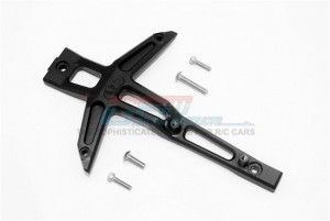 GPM TXMS048C ALUMINUM FRONT CHASSIS BRACE 1/10 RC TRAXXAS MAXX MONSTER 1/8 6S MAXX SLASH 102076-4 - BLACK - TXMS048C-BK