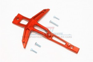GPM TXMS048C ALUMINUM FRONT CHASSIS BRACE 1/10 RC TRAXXAS MAXX MONSTER 1/8 6S MAXX SLASH 102076-4 - ORANGE - TXMS048C-OR