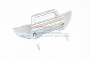 GPM TXMS330F ALUMINUM FRONT BUMPER 1/10 RC TRAXXAS MAXX MONSTER - GUN SILVER - TXMS330F-GS