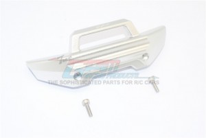 GPM TXMS330F ALUMINUM FRONT BUMPER 1/10 RC TRAXXAS MAXX MONSTER - SILVER - TXMS330F-S