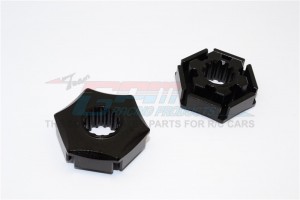 GPM TXM006/+3 ALUMINIUM WHEEL HEX CLAW (+3MM)  FOR 6S TRAXXAS XMAXX 6S - TXM006/+3-BK