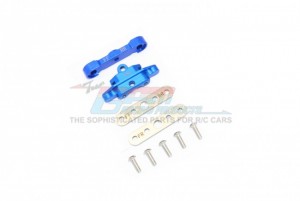GPM TXMS008 ALUMINUM FRONT LOWER ARM TIE BAR MOUNT 1/10 RC TRAXXAS MAXX / 1/8 MAXX SLASH 6S MONSTER - BLUE - TXMS008-B