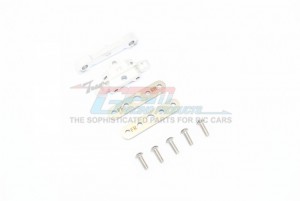 GPM TXMS008 ALUMINUM FRONT LOWER ARM TIE BAR MOUNT 1/10 RC TRAXXAS MAXX / 1/8 MAXX SLASH 6S MONSTER - SILVER - TXMS008-S