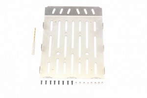 GPM TRX6ZSP2-OC SCALE ACCESSORIES: STAINLESS STEEL TRUCK TRUNK LID FOR TRX-6 MERCEDES BENZ (STYLE A) - TRX6ZSP2-OC